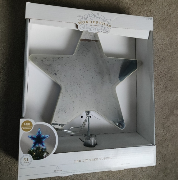 Led Lit Tree Topper Wondershop - Picture 1 of 2